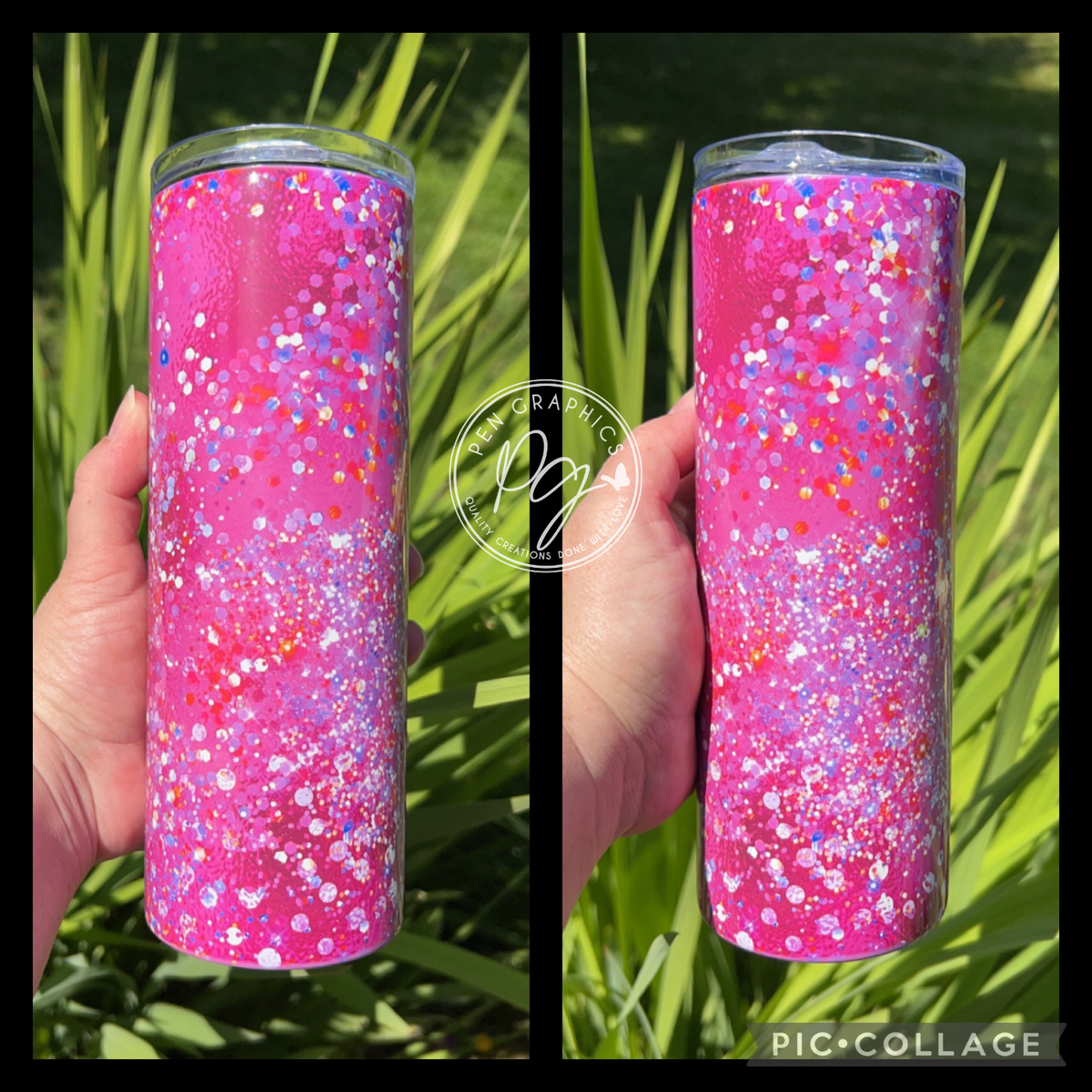 Neon Pink Cosmetic Grade Chunky Glitter .94, tumbler glitter, glitter –  Glittery - Your #1 source for all kinds of glitter products!
