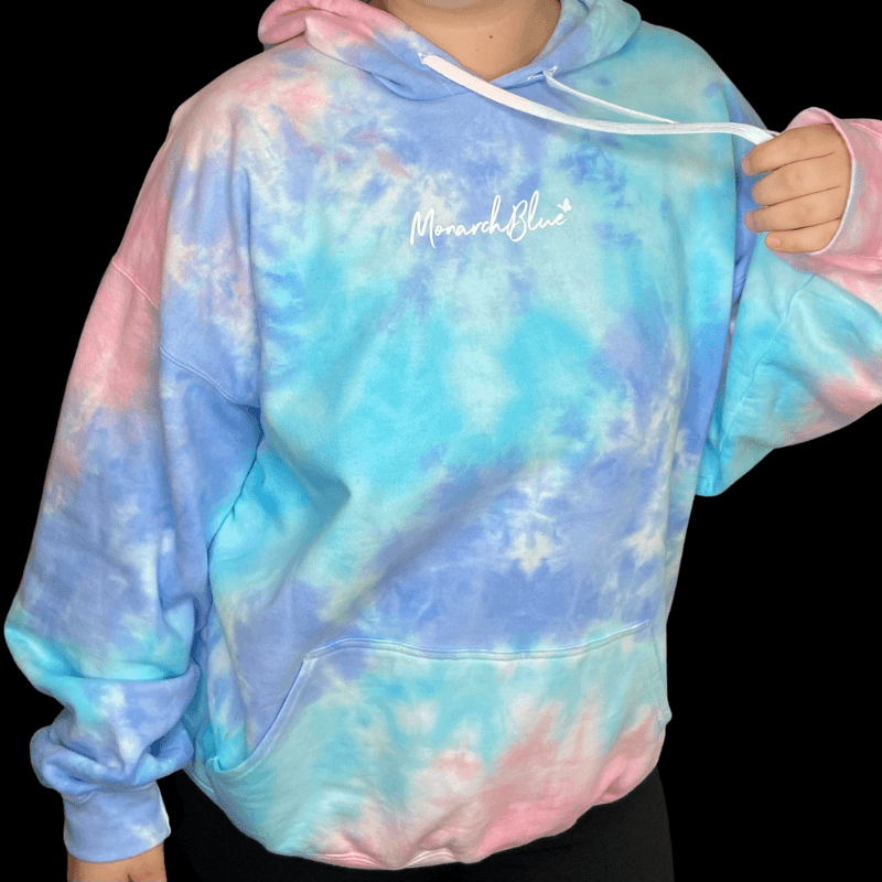 Unisex Cotton Candy Tie Dye Hoodie