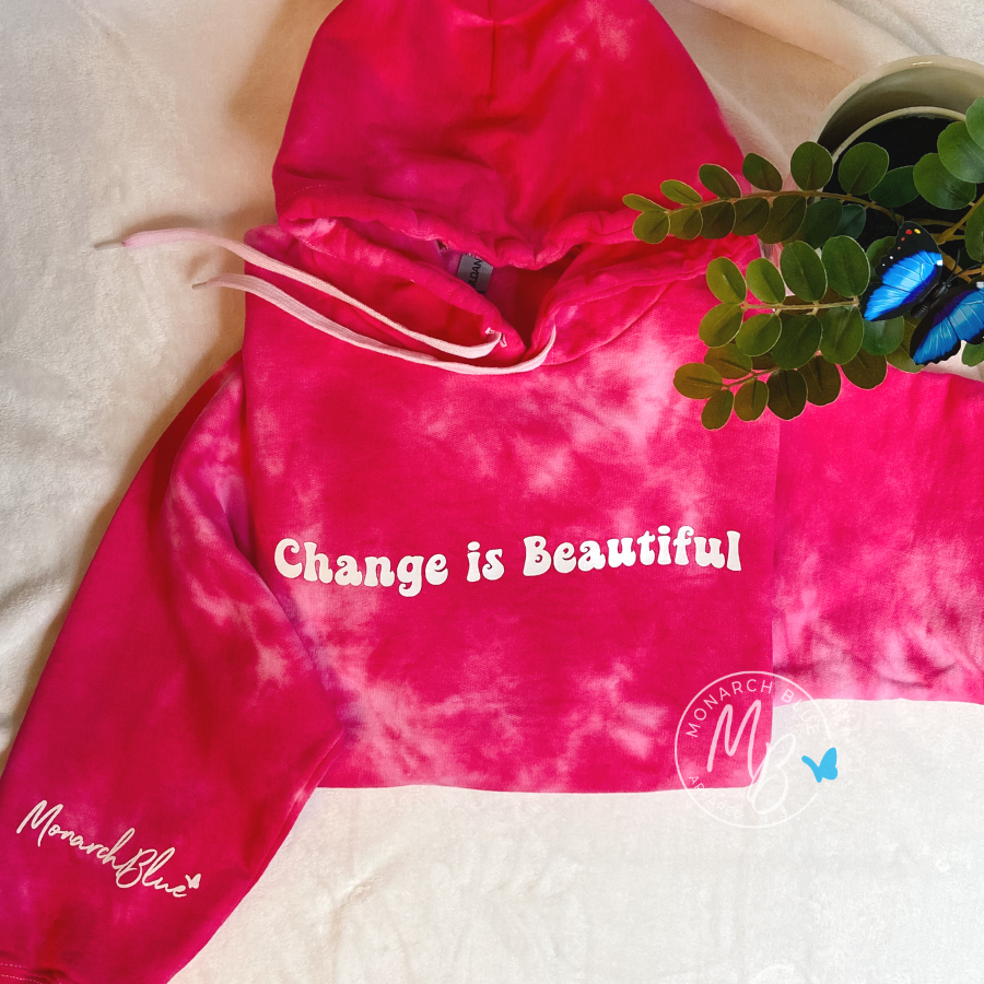 CHANGE IS BEAUTIFUL Hoodie - Pen Graphics